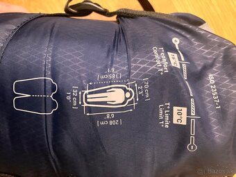 Syntetický spací vak MT500 15 °C modrý - 2