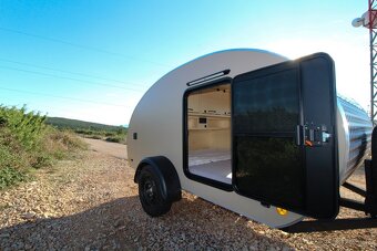 Mini obytny príves / karavan - teardrop trailer - 2