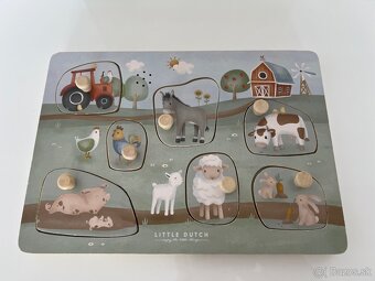 Zvukové puzzle Little Dutch - farma - 2