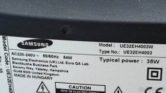 Predám 2xTV Samsung - NEFUNKCNE - 2