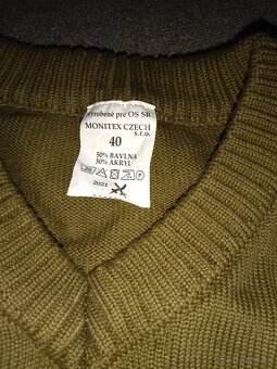 Vojenský pánsky sveter - 2