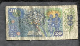 Československo, ČSSR, 20 Kčs 1988, slovenský kolok - 2