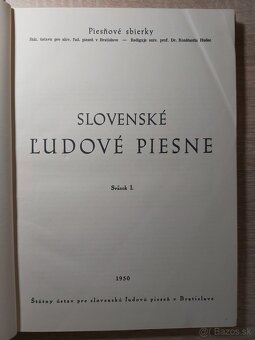 Konštantín Hudec: SLOVENSKÉ ĽUDOVÉ PIESNE I. - 2