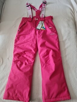 Dievčenské lyžiarske nohavice LEWRO - 128/134, nové - 2