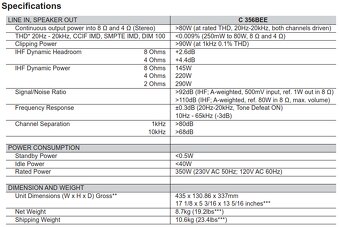 Stereo zosilňovač NAD C356BEE - 2