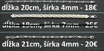 Dámske strieborné náramky - 2