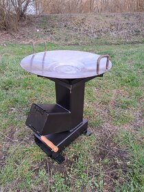 Raketova pec zahradny gril Rocket stove - 2