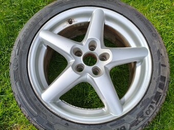 Disky 17" 5x108 7Jx17 + Letné Pneumatiky Barum R17 235/45 - 2