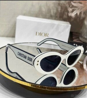 Dior biele slnečné okuliare - 2
