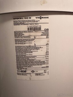 Bojler Viessmann Vitocell 100 viac zdrojovy, 300l - 2
