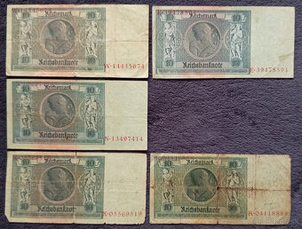 Nemecké bankovky WW2 - 2