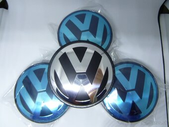 Nové stredové krytky (pukličky) kolies VW- 56,65,70, 76 mm - 2