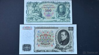 Bankovky 1.ČSR Specimen UNC - 2