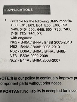Nastavenie rozvodov BMW - 2