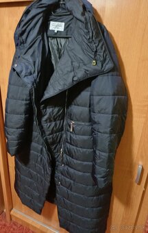 Cierna dlha zimná bunda pre moletky xxxl - 2