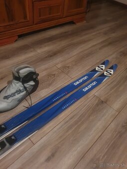 Predam bezkovy set,SALOMON,195 cm,SNS,c.46,supiny-SIROKE - 2