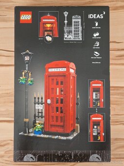 Lego Ideas 21347 Červená londýnska telefónna búdka - 2