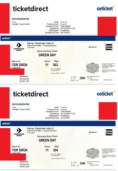 Green Day vienna 18.6.2025 - 2