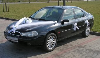 Svadobná výzdoba na auto - 2