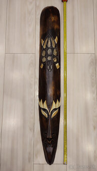 Masky - Drevená dekorácia - 2