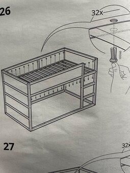 Dvojposchodová posteľ - 2