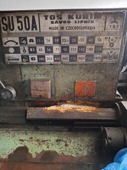 Hrotový soustruh TOS SU 50 A/1200 (8765) - 2