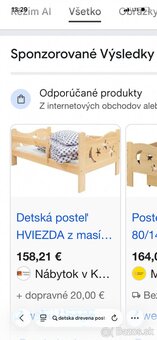 Detská drevená posteľ - 2