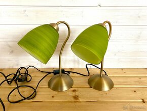 Mosazné párové stolní lampy - 2
