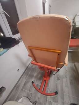 Elektrické Pedikérské křeslo 1 motor oranžové AKCEřka sedadl - 2