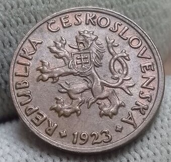 Československé meď.5 haliere. - 2