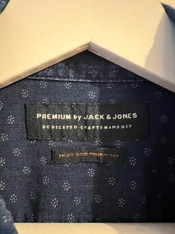 Elegantná pánska košeľa Jack&Jones Premium - veľ. S - 2