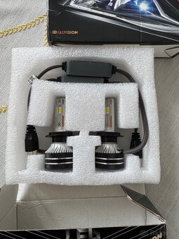 Predám 2x sadu H7 LED 6000K, 12V žiaroviek do auta - 2