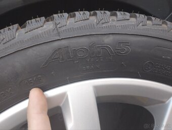 Sada zimné pneumatiky originál Volkswagen 205/50 R17 ET 48 - 2