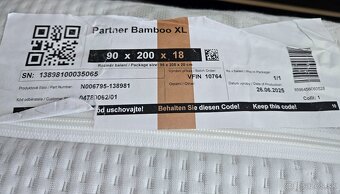 Predam dva  matrace 90x200 TOP stav - 2