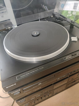 retro zostava Sony gramofon, zosilovac a tuner - 2