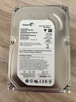 HDD 3,5” 250GB 7200 - 2