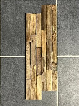 Predám teakové 3D drevené obklady - 2