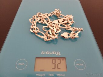 Strieborná retiazka Figaro 92g - 2