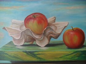 Zátišie s jablkami - 2