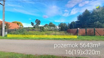 HALO reality - Predaj, pozemok 5643 m2 Borský Svätý Jur, T - 2