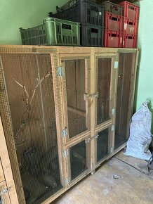 Voliera pre papagaje, prepelice, zajačinec alebo iné - 2