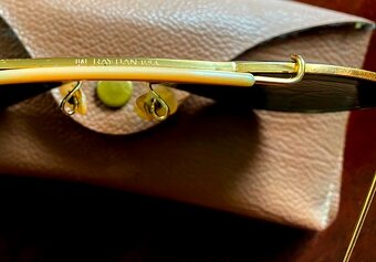 luxusný kožený opasok, okuliare Ray Ban B+L USA,.... - 2