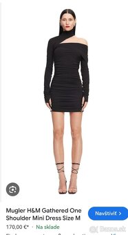 Mugler & H&M šaty - 2