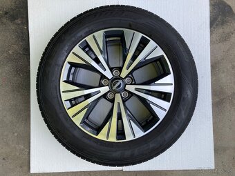 Čisto nové originál hliníkové disky na x-trail R18 + pneu - 2