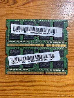 Samsung 2×8 GB DDR3L SODIMM 1600 MHz – funkčné, Low Voltage - 2