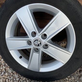 Alu kolesa SKODA octavia III 5x112 r16 —REZERVOVANE - 2