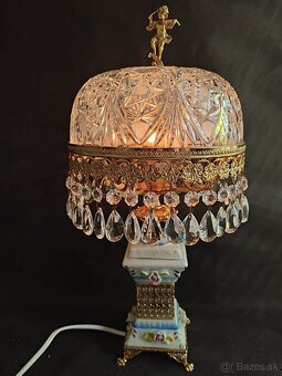 Kryštálová stolná lampa za 163,-eur - 2