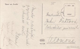 Staré pohľadnice české: Doksy, Hamr na Jezere - 2