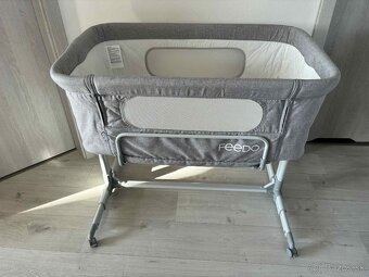 FEEDO Postieľka detská polohovateľná 2v1 - 2