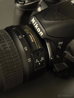 Nikon d3100 + objektív, taška, nabíjačka - 2